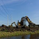 graafmachine aan het werk